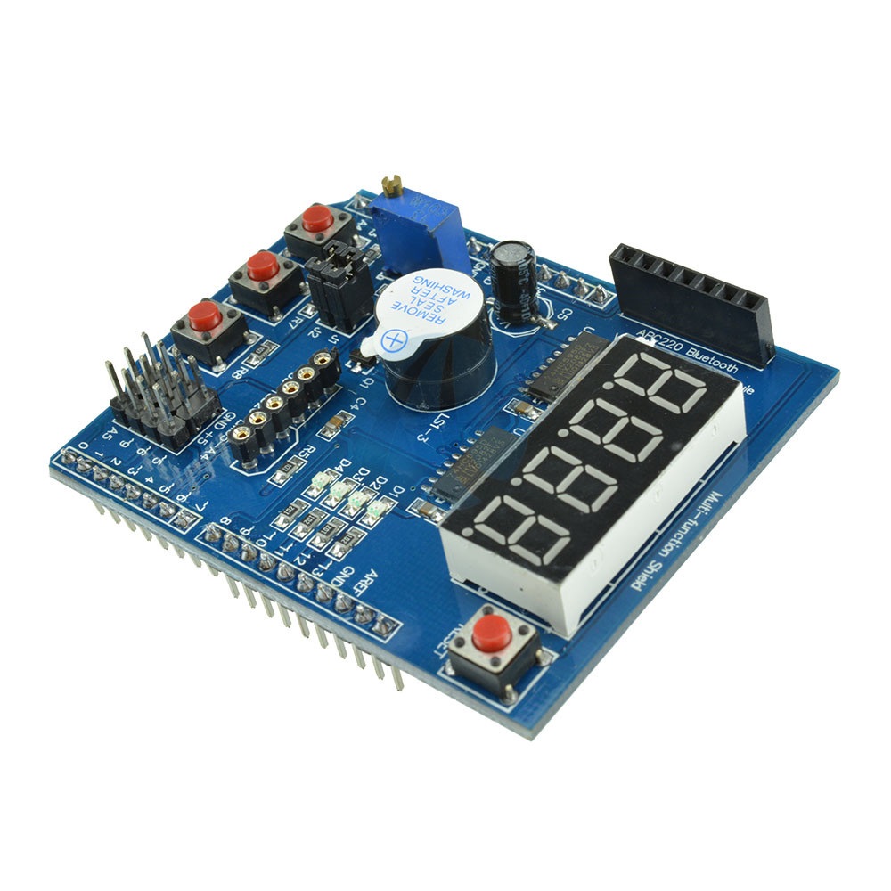 Multi Function Shield with Buzzer LM35 / 4 Digit Digital LED Expansion ...