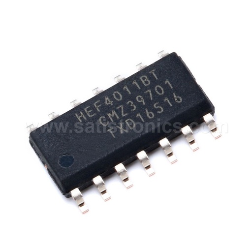 Nexperia HEF4011BT SOIC-14 Logic Chip with NAND Gate 2 Input