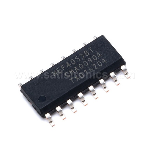 Nexperia HEF4053BT SOIC-16 Chip Analog Switch SPDT 3 Amplifier