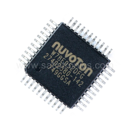 NUVOTON Chip W78E052DFG Microcontroller PQFP-44 6T/12T 8051