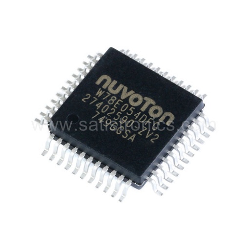 NUVOTON Chip  W78E054DFG Microcontroller TQFP-44 6T/12T 8051