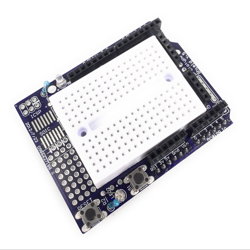 Prototype Shield / ProtoShield For arduino UNO R3 With mini Breadboard ...