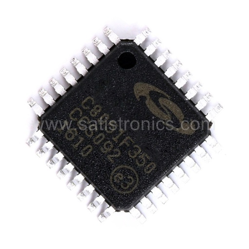 Silicon Labs Chip C8051F350-GQR Microcontroller 768B RAM LQFP-32
