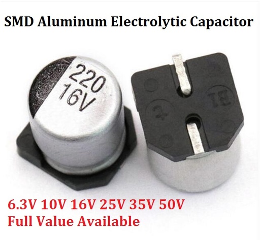 SMD Aluminum Electrolytic Capacitor 25V 8*10.5MM