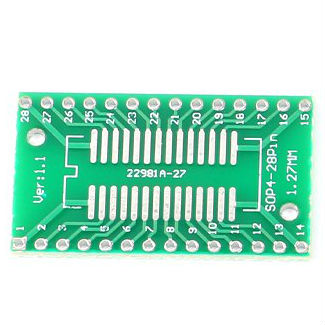 SOP MSOP SSOP TSSOP SOT23 8 10 14 16 20 28 SMT To DIP Adapter Converter Plate PCB Board lot(10 pcs)