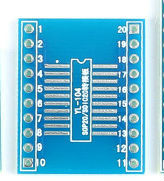 SOP MSOP TSSOP TO DIP8 DIP10 DIP16 DIP20 DIP28 Adapter Plate Pcb Board Converter Plate  lot(10 pcs)