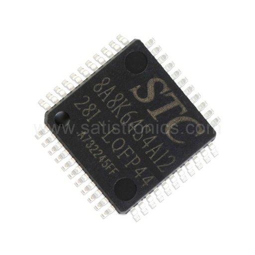 STC Chip STC8A8K64S4A12-28I-LQFP44 Single-chip Microcontroller