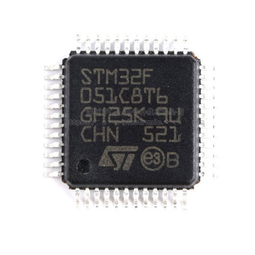 ST Chip STM32F051C8T6 LQFP-48 Microcontrollers  32-bit ARM CORTEX-M0