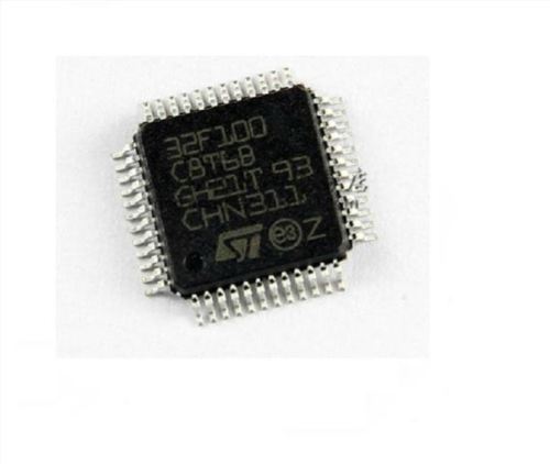 ST Chip STM32F100C8T6B 48LQFP Microcontroller 32Bit 64K Flash 