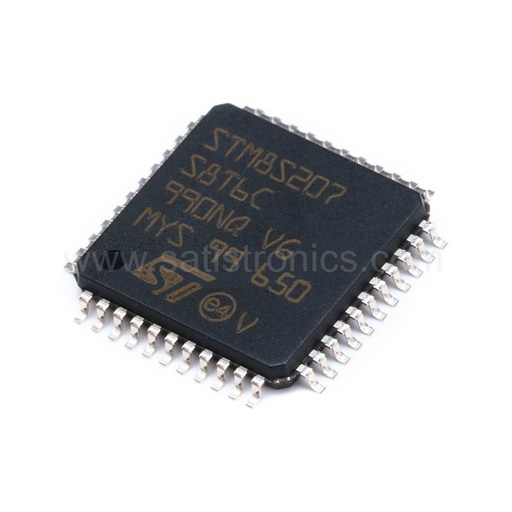 ST Chip STM8S207S8T6C LQFP-44 8-Bit Microcontroller STM8S 64K Flash 