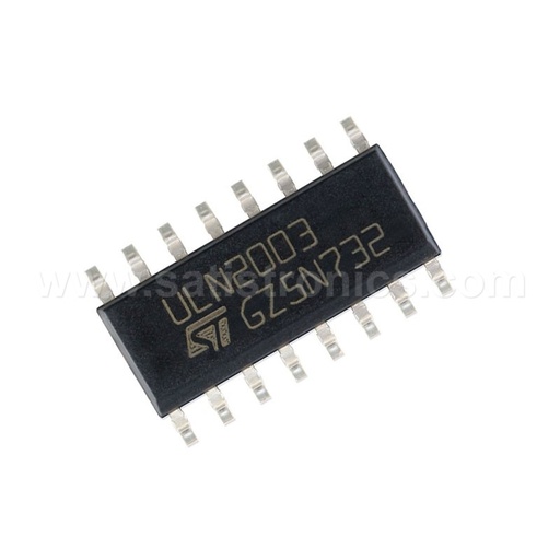 ST ULN2003D1013TR Chip SOIC16 50V/500mA 7NPN 