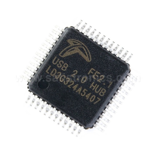 TERMINUS FE2.1 LQFP-48 1 to 7 USB 2.0 Hub controller IC FE2.1 Multiple converter