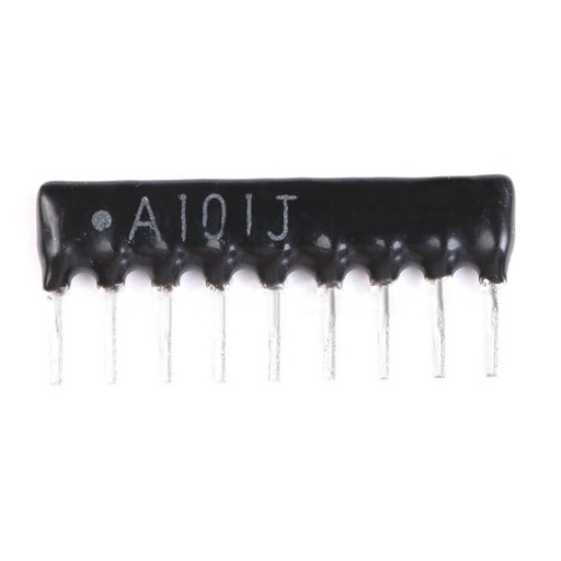 Thick Film Network Resistor 1/8W ±5% SIP-9 lot(10 pcs)