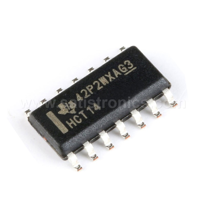 TI SN74HCT14DR SOP14 Hex Schmitt-Trigger Inverters | Satistronics
