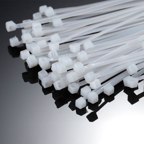 White Nylon Cable Ties Zip Self Locking Wire Fastener Tie 3x60mm to 8x250mm
