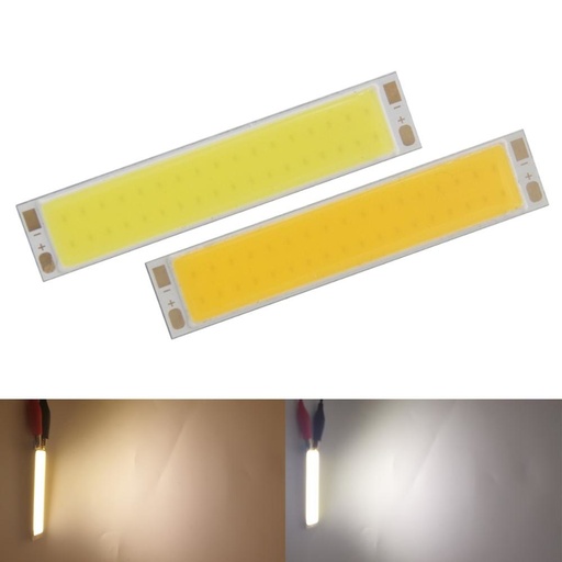 7W LED COB Light Bar Module Warm White/ White DC 21V 77*16mm