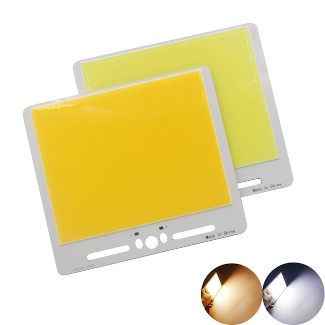 100W LED COB Light Module 135*120mm DC 12-14V White /Warm White ...