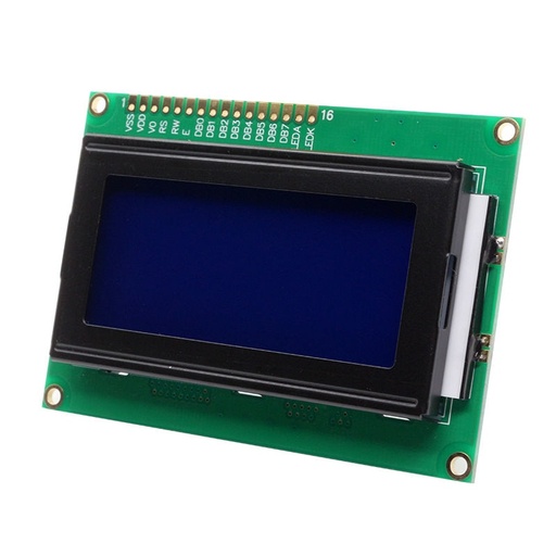 1604 Character LCD Display Module with Blue Backlight Color