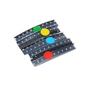 0603 SMD SMT LED Red Blue Yellow Green White Assortment Kit 50pcs 