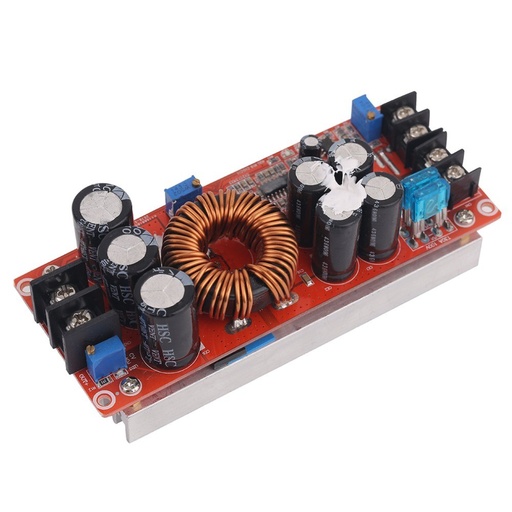 1200W DC-DC Boost Converter Power Supply Module With Large Heat Sink Design