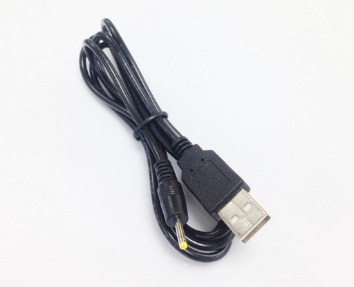 USB 2.0A Type Male To DC2.5*0.7mm Power Charger Line cable line Connector Cord Black For PC,12 Copper core 80cm length lot(10 pcs)