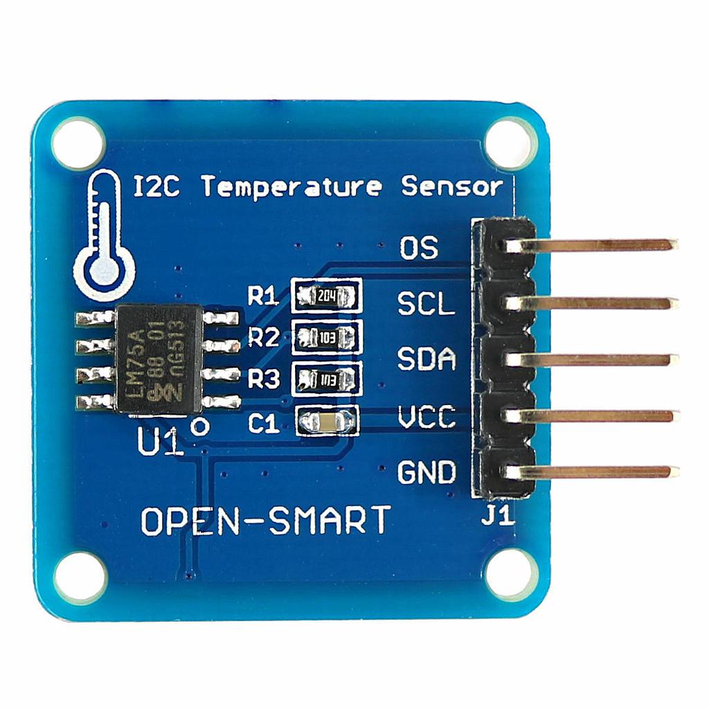 LM75A IIC I2C High Accuracy Digital Temperature Sensor Board Module for ...