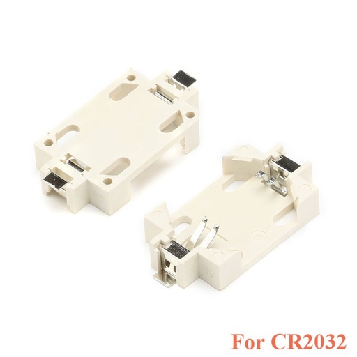 White Housing CR2032 SMD Cell Button Battery Holder Socket Case lot(10 pcs)