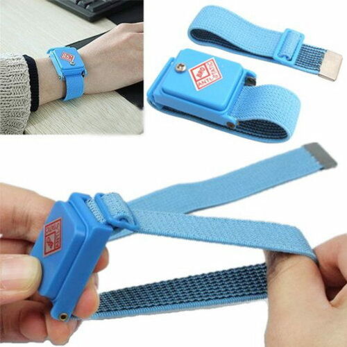 Anti Static Cordless Bracelet Electrostatic ESD Discharge Cable Band Wrist Strap