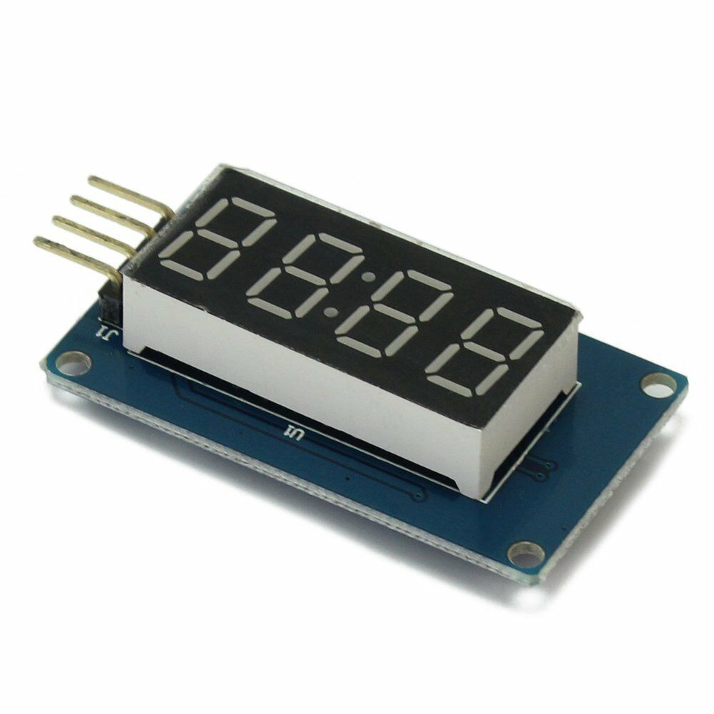 TM1637 4 Bits Digital Tube LED Display Module With Clock Display for ...