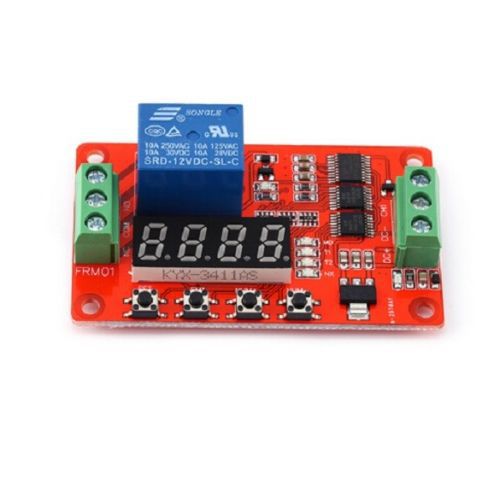 12V Automation Delay Multifunction Self-lock Relay Cycle Timer Module PLC Home