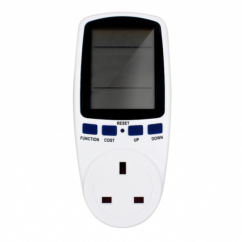 UK Plug Digital Power Analyzer Voltage Meter Measuring Socket ...