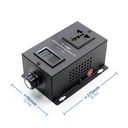 GT-10000W AC220V SCR Electronic  Adjust Controller Voltage Regulator Meter.