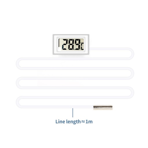 Digital Thermometer Fridge Freezer Temperature Meter White