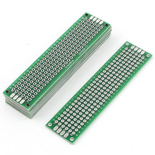 2*8cm DIY Prototype Paper Double Side Tinned PCB Universal Board 1.6mm Thickness lot(10 pcs)