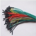 2.54 Dupont Wire 1Pin Double Head 20cm Single Wire Female to Female for Arduino Breadboard lot(50 pcs)