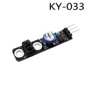 KY-033 One Channel 3 pin Tracking Path Tracing Module / Intelligent Vehicle Probe Infrared Detection Sensor