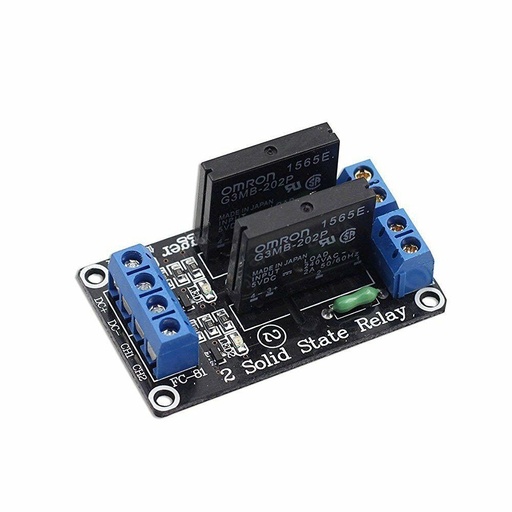 Q6 2 Channel 5V Solid State Relay Module for Arduino