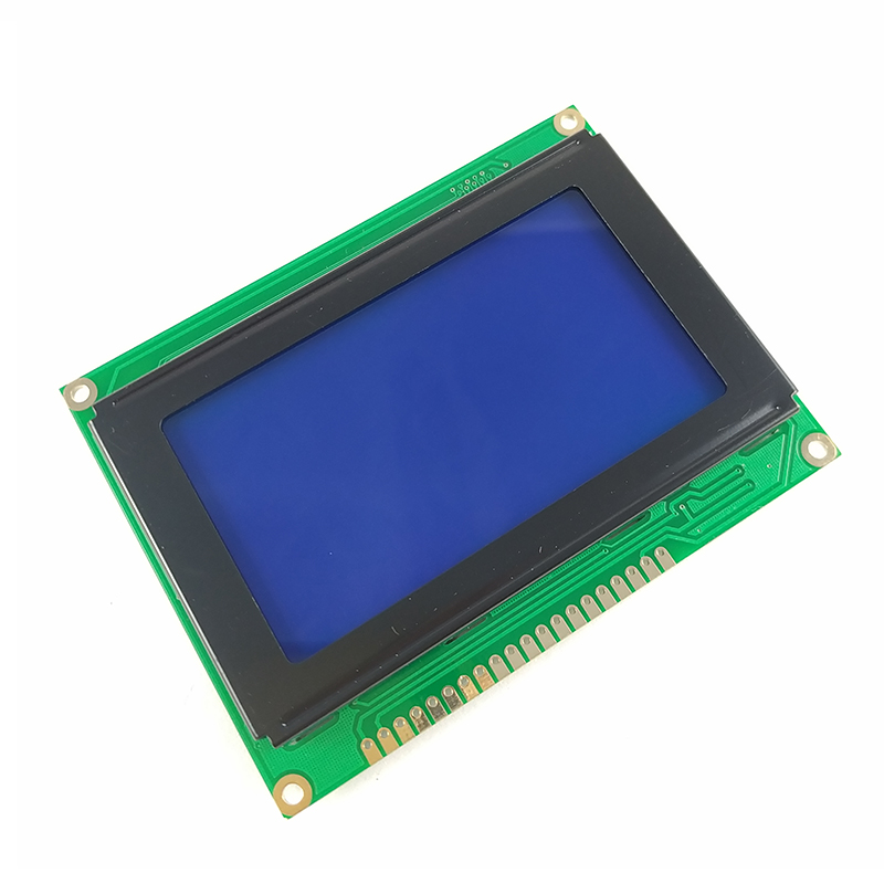 RT12864J-1 128x64 Graphic LCD Module Blue Backlight KS0108 Controller ...