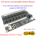 LiFePO4 4S 12V Serializable Starter BMS 48V/60V/72V 60A 90A 4-cell Lithium Iron Phosphate Battery Protection Board